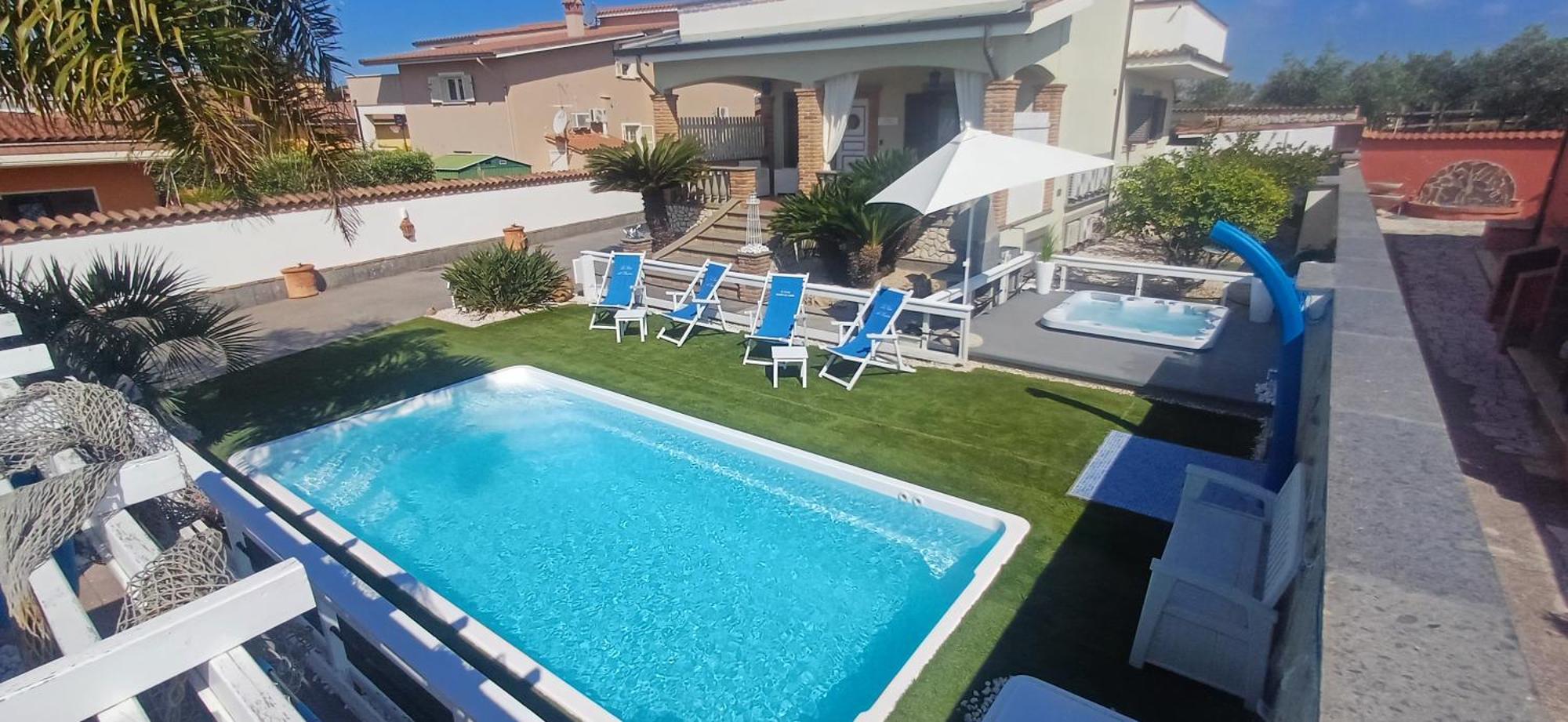 Alloggi Turistici Con Piscina Palestra Jacuzzi Sauna Анцио Экстерьер фото